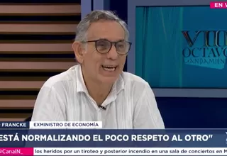 Pedro Francke: "No le creo a la presidenta y sus gestos reflejan que actúa"