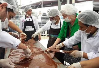 Perú alcanzó Récord Guinness por el chocolate más grande del mundo