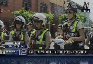 Perú vs. Venezuela: estas son las recomendaciones de la Policía para asistentes