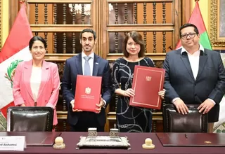 Perú y Emiratos Árabes firmaron acuerdo de servicios aéreos