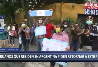 Peruanos residentes en Argentina piden vuelos humanitarios para volver