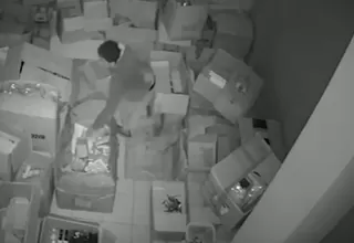 Piura: cámaras captan a delincuentes durante robo en tienda