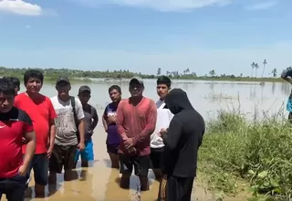 Piura: Desborde del río Chira provocó inundación en cultivos
