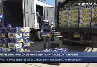 Piura: Incautan pitahayas de contrabando valorizadas en medio millón de soles
