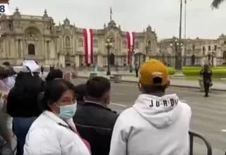  Plaza de Arma de Lima permanece cerrada
