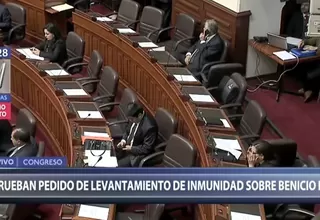 Pleno del Congreso aprobó levantamiento de inmunidad de Benicio Ríos