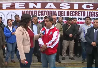 Poder Judicial: Trabajadores CAS realizan protesta para exigir mejoras salariales