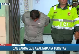 Policía capturó a banda que asaltaba a turistas que llegaban vía aeropuerto Jorge Chávez