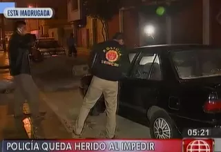 Barranco: hieren de bala a policía tras resistirse al robo de su vehículo