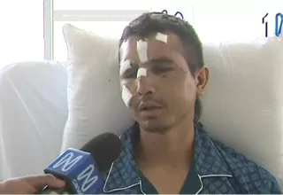 Policía herido durante protestas contó cómo fue atacado