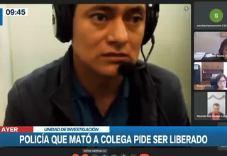 Policía que disparó y mató a colega en comisaria de La Molina pide ser liberado