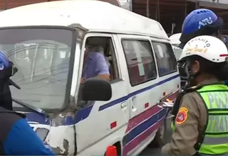 Policía y ATU realizan operativo de tránsito en Lima Norte