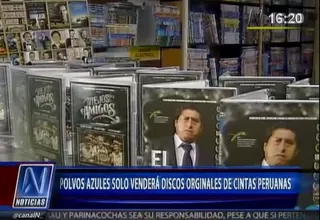 Polvos Azules venderá discos originales de películas peruanas