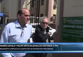 PPK recibió visita de Fernando Zavala y Ortiz de Zevallos en la Prefectura
