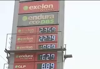 Precio de combustibles continúa en aumento 