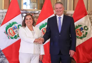 Presidenta Boluarte recibió al secretario general de la OCDE en Palacio de Gobierno