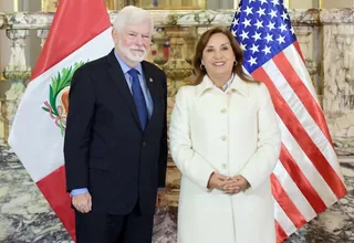 Presidenta Boluarte se reunió con asesor de Joe Biden en Palacio de Gobierno