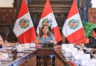 Presidenta Boluarte se reunió con autoridades de Pasco