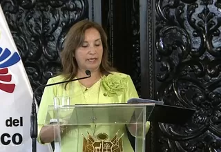 Presidenta Dina Boluarte condenó crimen contra candidato presidencial en Ecuador
