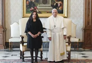 Dina Boluarte: Presidenta fue recibida por el Papa Francisco en el Vaticano
