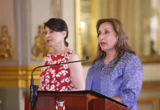 Presidenta Dina Boluarte recibió el saludo del Cuerpo Diplomático 