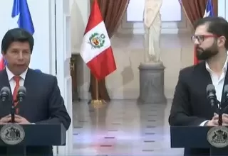 Presidente Castillo tras encuentro con su homólogo de Chile: Corresponde honrar a la historia trabajando juntos 