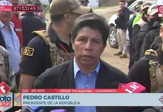Presidente Castillo: Hago un llamado para que se tome con prudencia y respeto los resultados
