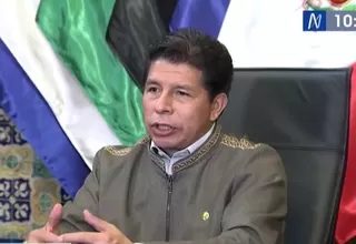Presidente Castillo: Reafirmo que el Perú es un destino seguro para las inversiones 
