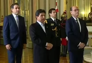 Presidente Castillo recibe cartas credenciales de cinco países 