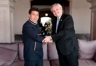 Presidente Castillo se reunió con su homólogo de Argentina