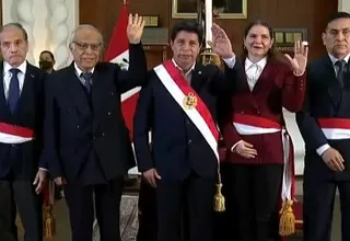 Presidente Castillo tomó juramento a nuevos ministros de Estado