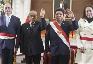 Presidente Castillo tomó juramento a nuevos ministros 