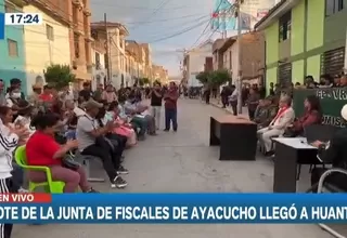 Presidente de la Junta de Fiscales de Ayacucho llegó a Huanta