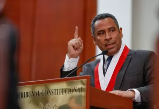Presidente del Tribunal Constitucional: Castillo se ha puesto al margen de la Constitución