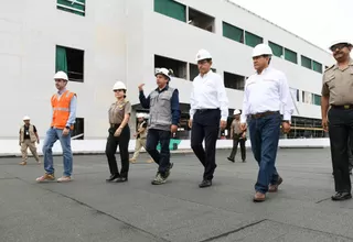 Nuevo Hospital de la Policía: presidente Vizcarra supervisó la obra
