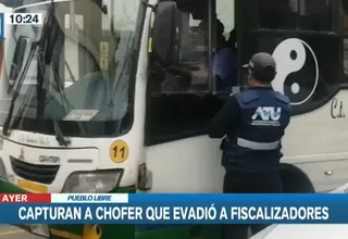 Pueblo Libre: Bus con pasajeros intentó evadir operativo