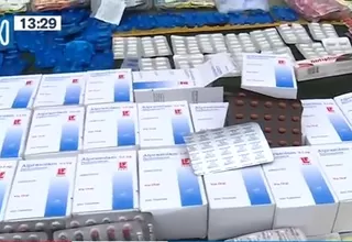 Pueblo Libre: Incautan medicamentos de dudosa procedencia que se vendían sin receta médica