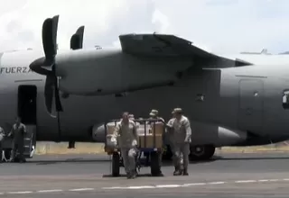 Puno: Fuerzas Armadas trasladó medicamento y alimento a personal policial y militar