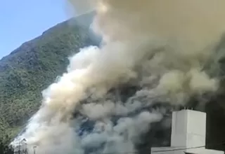 Puno: Incendio forestal amenaza con descontrolarse en el distrito de Ollachea
