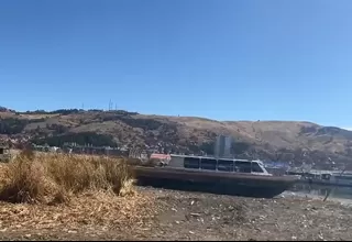 Puno: Lago Titicaca se seca y perjudica la actividad de totorales y pesca