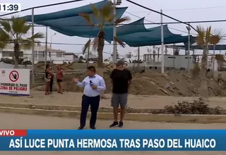 Punta Hermosa aún no presenta obras tras 50 días de huaico que lo afectó