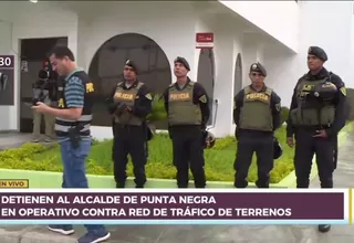 Punta Negra: detienen a alcalde en megaoperativo