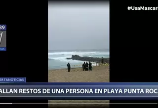 Punta Negra: Hallan restos de una persona en playa Punta Rocas