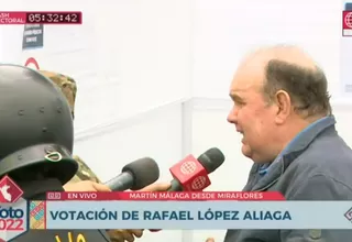 Rafael López Aliaga denuncia que su símbolo no está claro en la cédula de votación