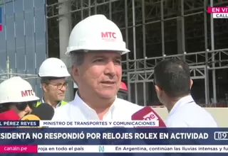 Raúl Pérez Reyes sobre caso Rolex: No creemos que justifique una vacancia