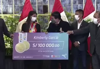Reconocimiento a Kimberly García en Palacio de Gobierno