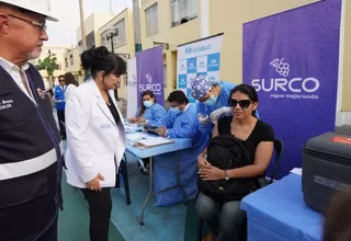 Refuerzan estrategia de vacunación contra el sarampión en Surco