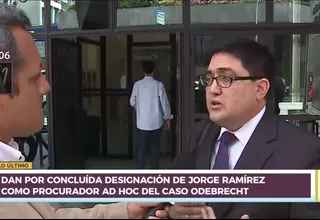 Relevan a Jorge Ramírez del cargo de procurador ad hoc del caso Odebrecht