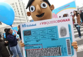 Reniec: Solo 3 millones y medio de peruanos dijeron sí a la donación de órganos en su DNI