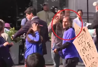 Reportero de América Televisión fue agredido durante manifestaciones